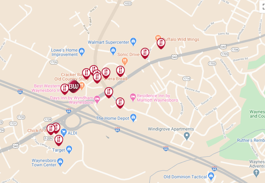 Contact Us Waynesboro Hotel